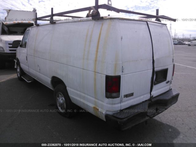 1FTSS34L45HB15718 - 2005 FORD ECONOLINE E350 SUPER DUTY VAN WHITE photo 3