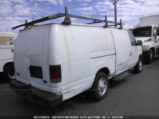 1FTSS34L45HB15718 - 2005 FORD ECONOLINE E350 SUPER DUTY VAN WHITE photo 4