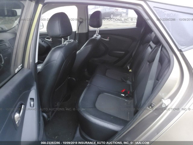 KM8JUCAC0BU201276 - 2011 HYUNDAI TUCSON GLS/LIMITED GRAY photo 8