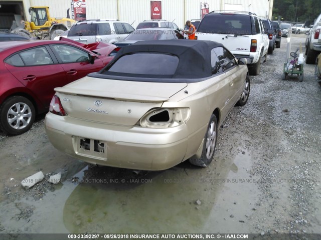 2T1FF22P12C594301 - 2002 TOYOTA CAMRY SOLARA SE/SLE BROWN photo 4