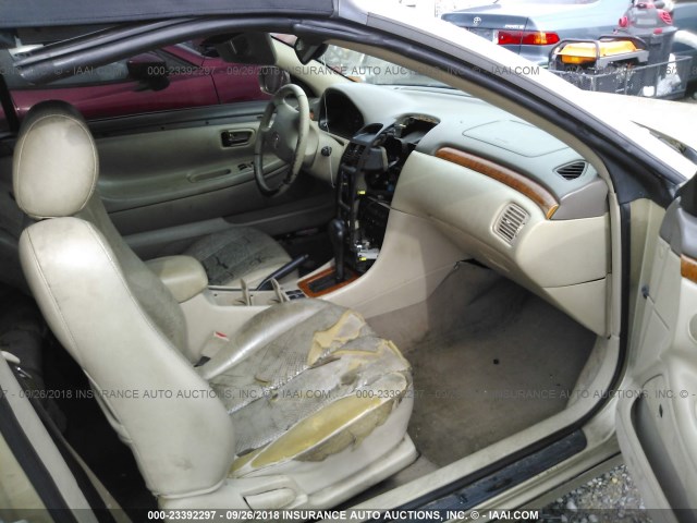 2T1FF22P12C594301 - 2002 TOYOTA CAMRY SOLARA SE/SLE BROWN photo 5