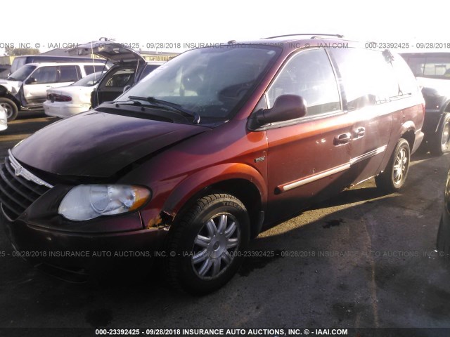 2A4GP54L27R278727 - 2007 CHRYSLER TOWN & COUNTRY TOURING BROWN photo 2