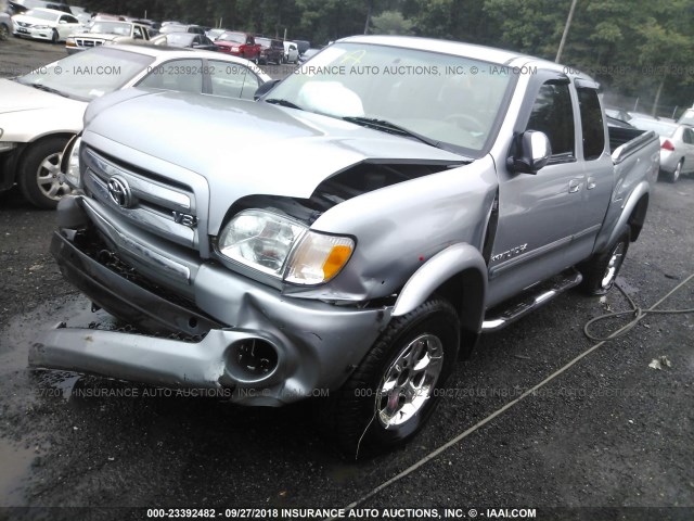 5TBBT44163S401282 - 2003 TOYOTA TUNDRA ACCESS CAB SR5 SILVER photo 2