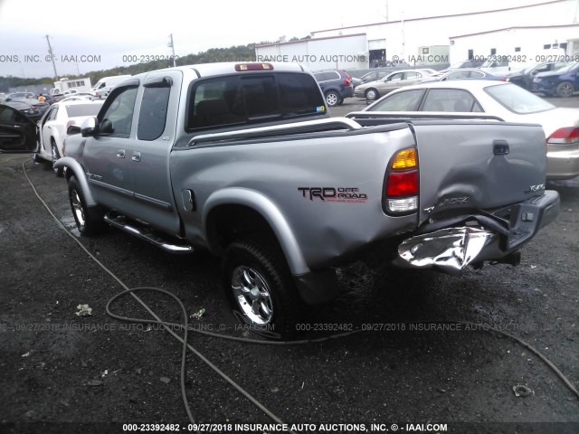 5TBBT44163S401282 - 2003 TOYOTA TUNDRA ACCESS CAB SR5 SILVER photo 3