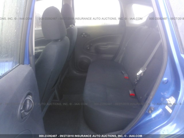 3N1CE2CP8EL400212 - 2014 NISSAN VERSA NOTE S/S PLUS/SV/SL BLUE photo 8