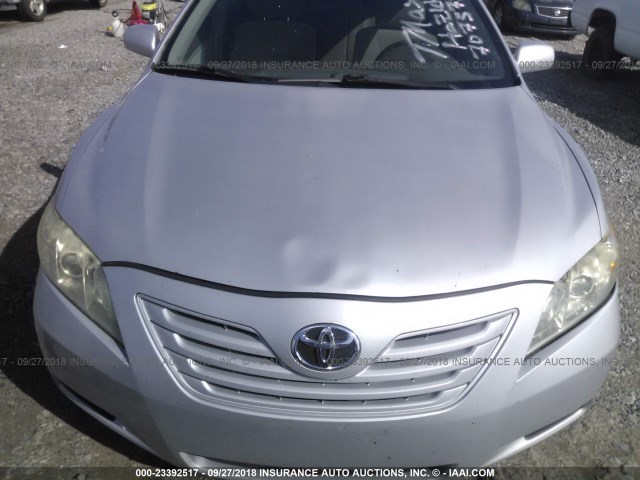 4T1BE46K67U707578 - 2007 TOYOTA CAMRY NEW GENERAT CE/LE/XLE/SE SILVER photo 6