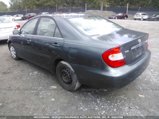 4T1BE32K13U738053 - 2003 TOYOTA CAMRY LE/XLE/SE Yaşıl foto 3