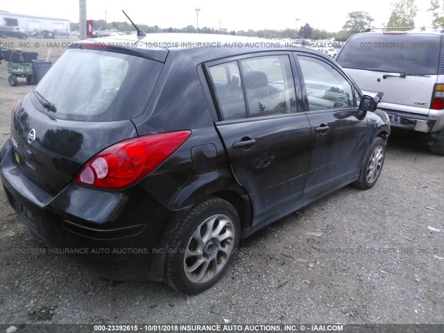 3N1BC1CP7BL477550 - 2011 NISSAN VERSA S/SL BLACK photo 4