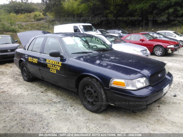 2FAHP71V19X102347 - 2009 FORD CROWN VICTORIA POLICE INTERCEPTOR BLUE photo 1