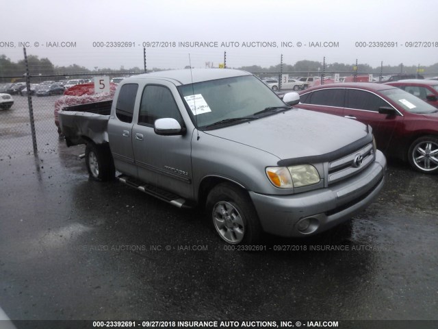 5TBRT34135S459085 - 2005 TOYOTA TUNDRA ACCESS CAB SR5 SILVER photo 1