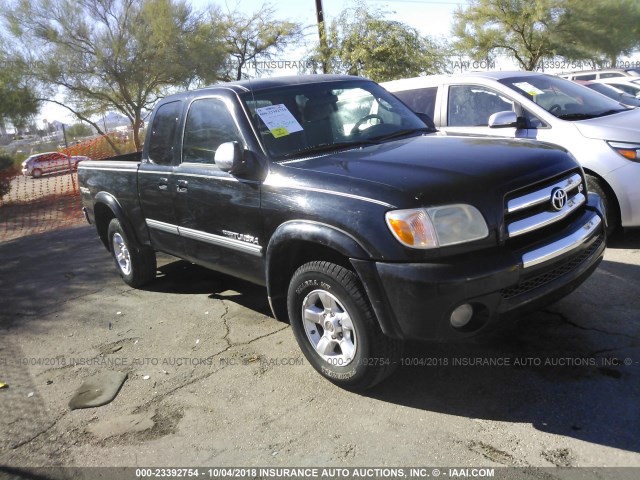 5TBBT441X6S480539 - 2006 TOYOTA TUNDRA ACCESS CAB SR5 BLACK photo 1