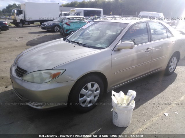 4T1BE32K94U278318 - 2004 TOYOTA CAMRY LE/XLE/SE Champagne photo 2