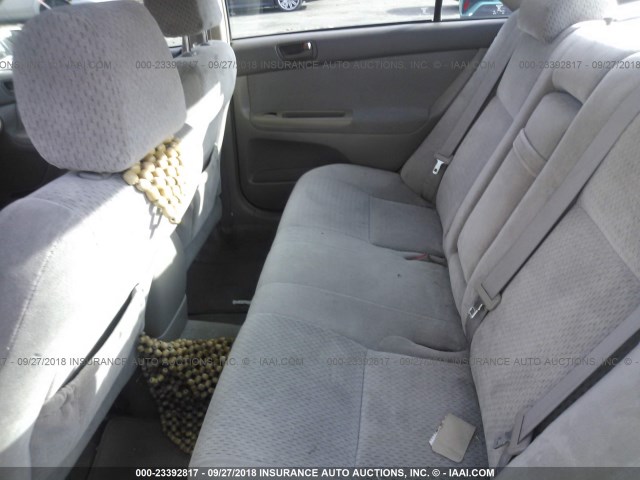 4T1BE32K94U278318 - 2004 TOYOTA CAMRY LE/XLE/SE Champagne photo 8
