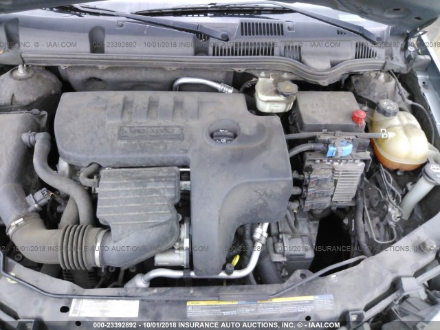 1G8AJ55F47Z205106 - 2007 SATURN ION LEVEL 2 GRAY photo 10