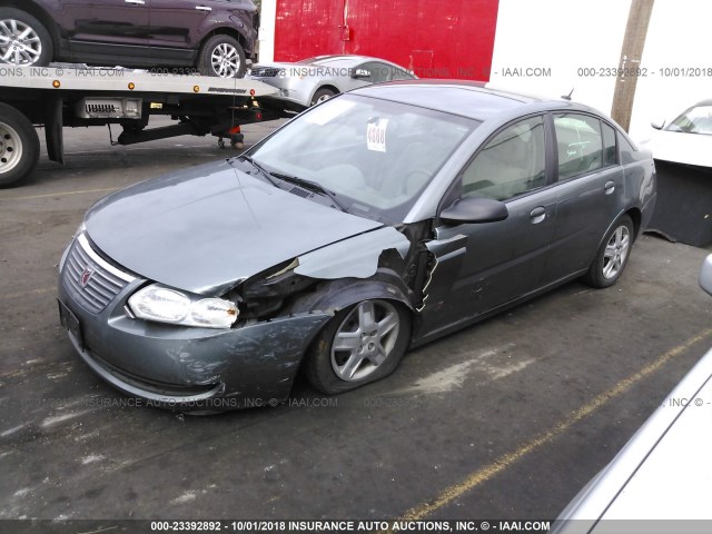 1G8AJ55F47Z205106 - 2007 SATURN ION LEVEL 2 GRAY photo 2