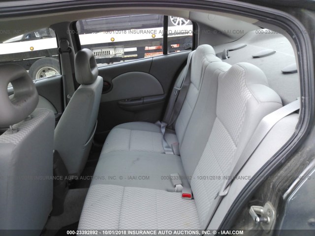 1G8AJ55F47Z205106 - 2007 SATURN ION LEVEL 2 GRAY photo 8