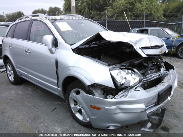 3GNAL4EK7ES646401 - 2014 CHEVROLET CAPTIVA LTZ SILVER photo 1