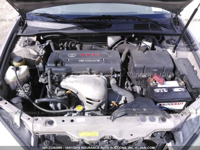 4T1BE32K74U916520 - 2004 TOYOTA CAMRY LE/XLE/SE Алтын фото 10