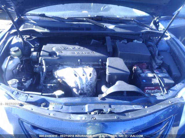 4T4BE46K07R010302 - 2007 TOYOTA CAMRY NEW GENERAT CE/LE/XLE/SE BLUE photo 10