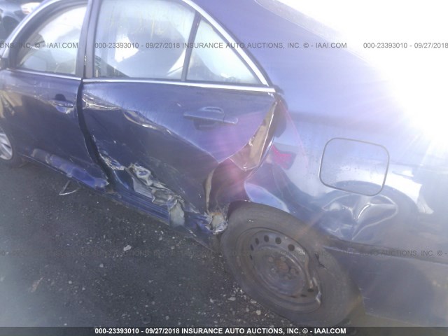 4T4BE46K07R010302 - 2007 TOYOTA CAMRY NEW GENERAT CE/LE/XLE/SE BLUE photo 6