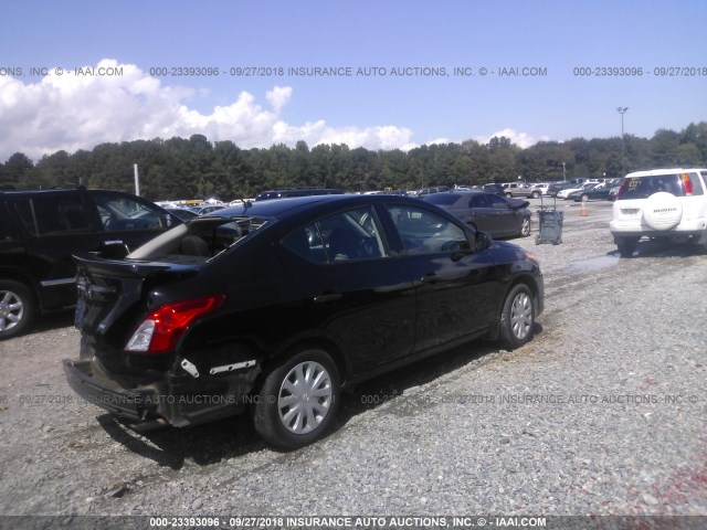 3N1CN7AP2FL891846 - 2015 NISSAN VERSA S/S PLUS/SV/SL BLACK photo 4