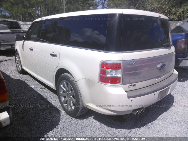 2FMDK53C69BA03393 - 2009 FORD FLEX LIMITED WHITE photo 3