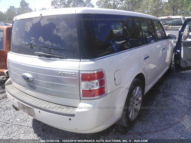 2FMDK53C69BA03393 - 2009 FORD FLEX LIMITED WHITE photo 4