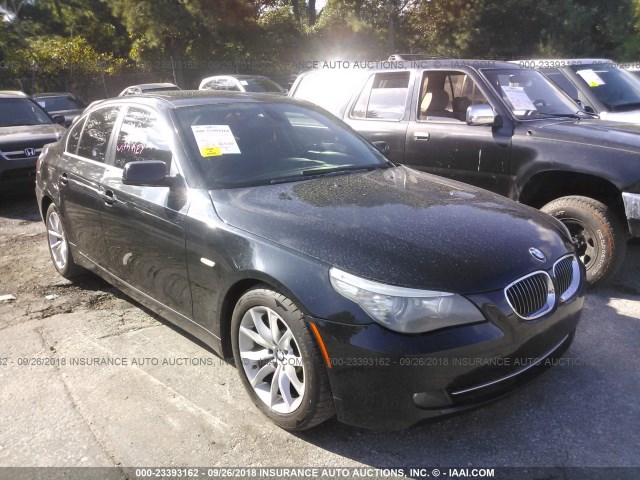 WBANW53598CT54986 - 2008 BMW 550 BLACK photo 1