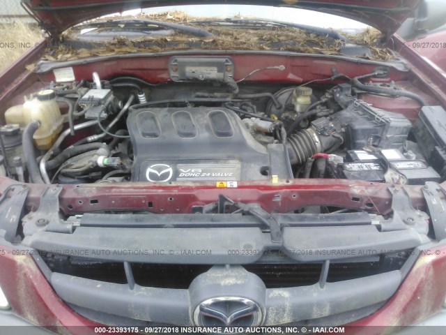 4F2CZ96154KM26123 - 2004 MAZDA TRIBUTE ES 勃艮第红 照片 10