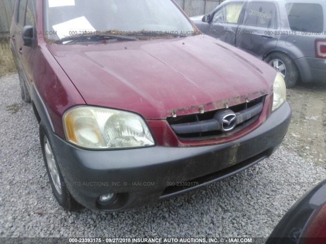 4F2CZ96154KM26123 - 2004 MAZDA TRIBUTE ES 勃艮第红 照片 6