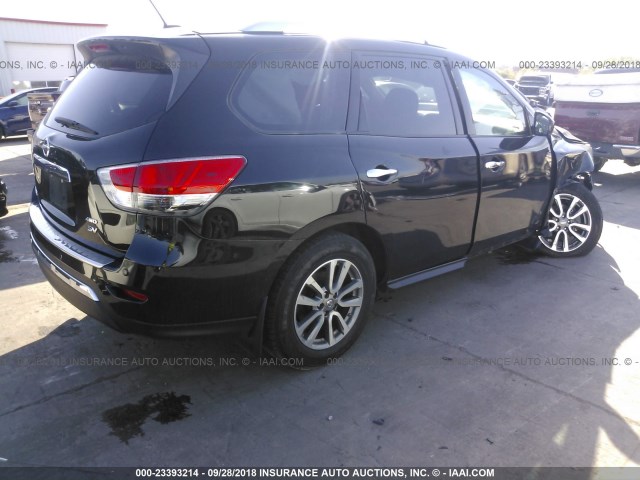 5N1AR2MM8EC669847 - 2014 NISSAN PATHFINDER S/SV/SL/PLATINUM BLACK photo 4