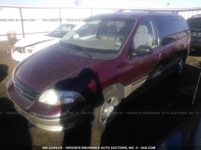 2FMDA5344XBB99276 - 1999 FORD WINDSTAR SEL MAROON photo 2