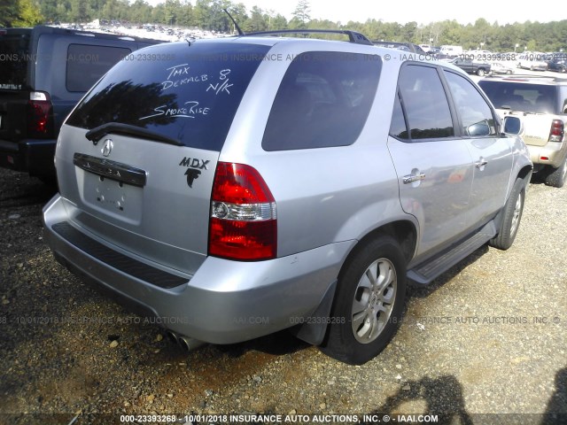 2HNYD18753H508974 - 2003 ACURA MDX TOURING SILVER photo 4