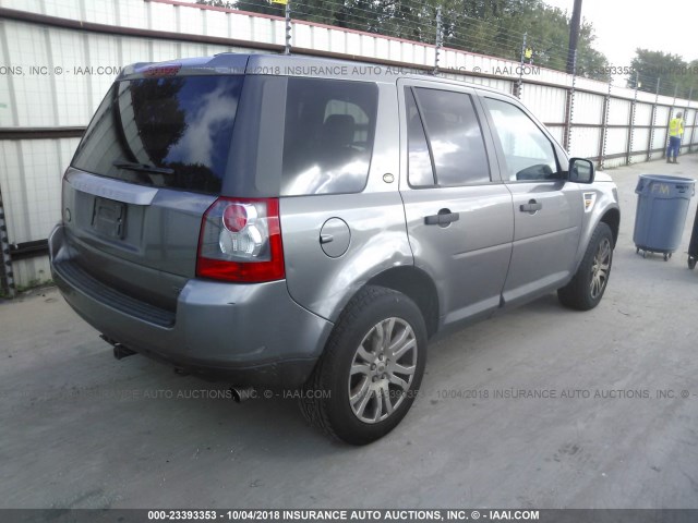 SALFS24N38H055330 - 2008 LAND ROVER LR2 SE TECHNOLOGY GRAY photo 4