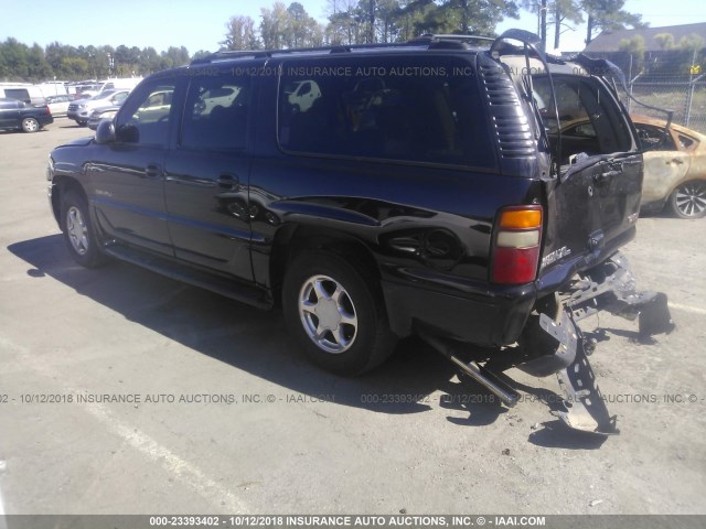 1GKFK66U52J326492 - 2002 GMC DENALI XL K1500 BLACK photo 3