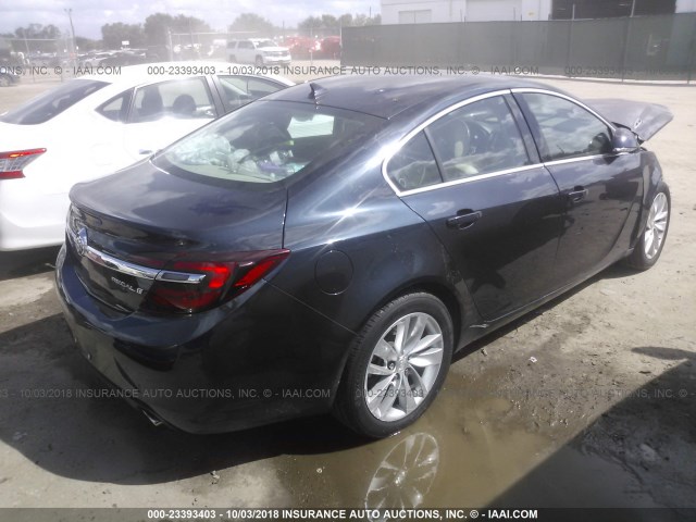 2G4GK5EX9E9256898 - 2014 BUICK REGAL 深蓝色 照片 4