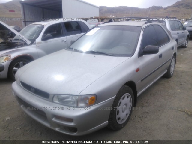 JF1GF4352XG813150 - 1999 SUBARU IMPREZA L SILVER photo 2