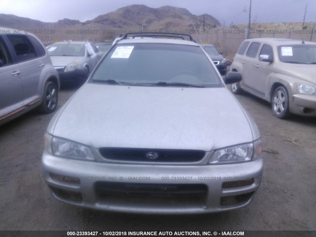 JF1GF4352XG813150 - 1999 SUBARU IMPREZA L SILVER photo 6