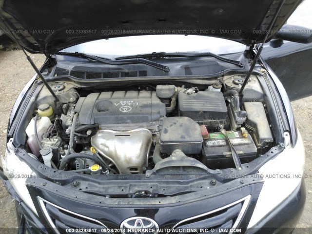 4T1BF3EKXAU054978 - 2010 TOYOTA CAMRY SE/LE/XLE 黑色 照片 10