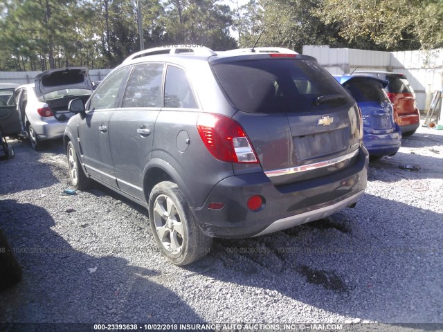 3GNAL4EK0DS558000 - 2013 CHEVROLET CAPTIVA LTZ GRAY photo 3