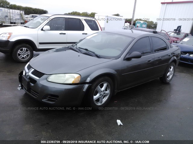 1B3EL46XX5N686570 - 2005 DODGE STRATUS SXT GRAY photo 2