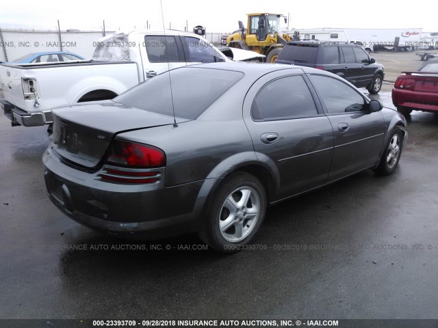 1B3EL46XX5N686570 - 2005 DODGE STRATUS SXT GRAY photo 4