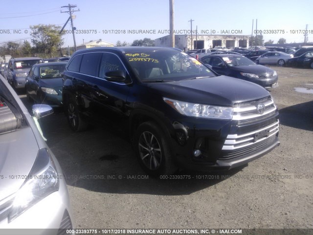 5TDJZRFH6HS401797 - 2017 TOYOTA HIGHLANDER SE/XLE BLACK photo 1