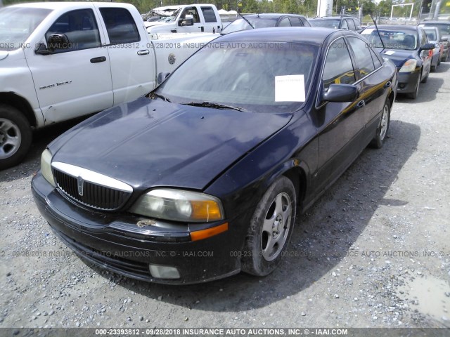 1LNHM86S31Y623027 - 2001 LINCOLN LS BLACK photo 2