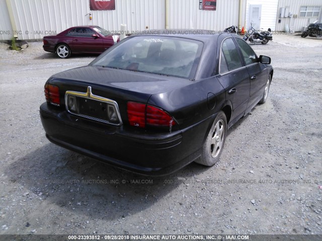 1LNHM86S31Y623027 - 2001 LINCOLN LS BLACK photo 4