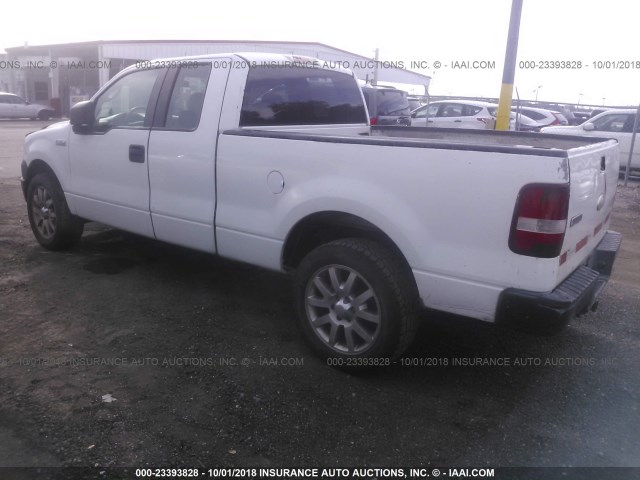 1FTPX14V47FA79041 - 2007 FORD F150 WHITE photo 3