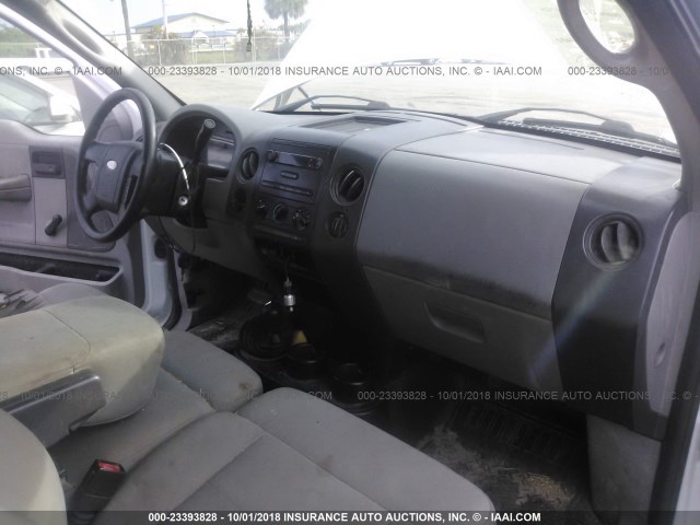 1FTPX14V47FA79041 - 2007 FORD F150 WHITE photo 5