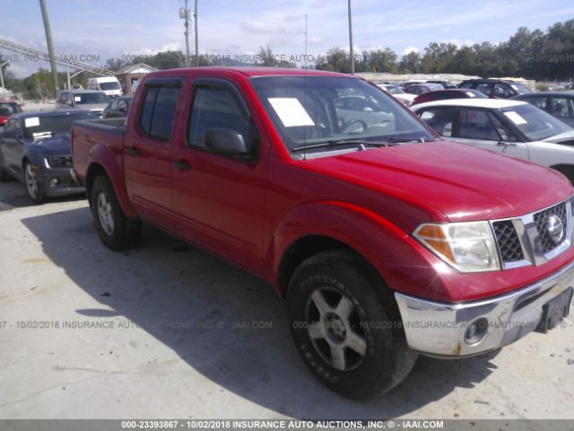 1N6AD07W95C449523 - 2005 NISSAN FRONTIER CREW CAB LE/SE/OFF ROAD RED photo 6