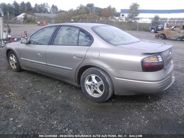 1G2HX54K424106961 - 2002 PONTIAC BONNEVILLE SE GRAY photo 3