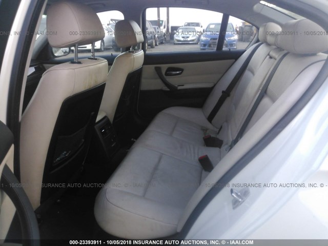 WBAPK53599A513233 - 2009 BMW 328 XI SULEV WHITE photo 8